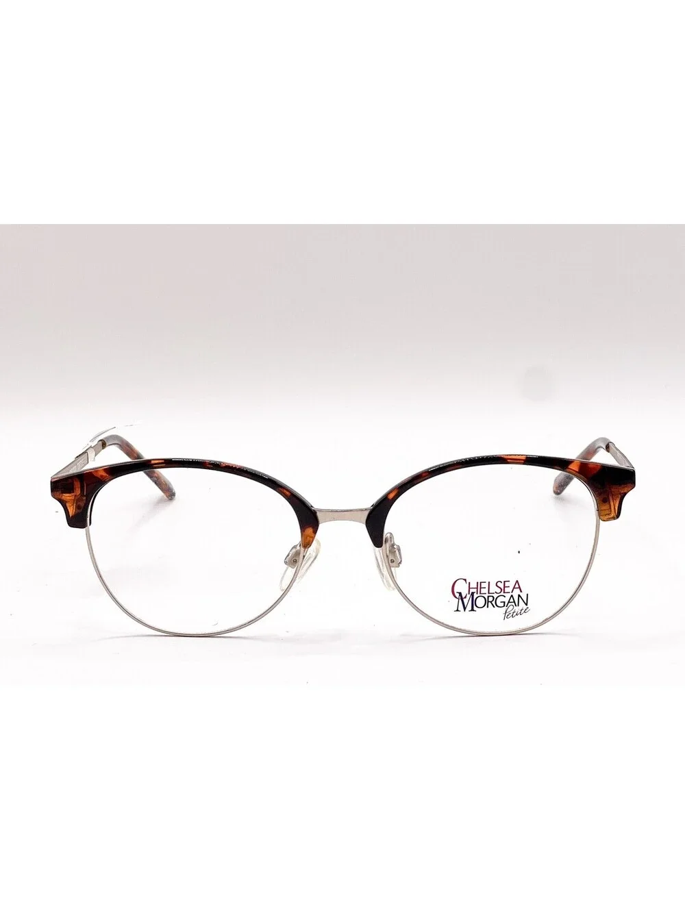 Chelsea Morgan Cmp 20201 Tortoise Gold Round Authentic Eyeglass Frames 48-17-140